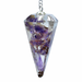 Ametyst Orgonite pendel  - Orgone pendulum Amethyst 4 cm  image