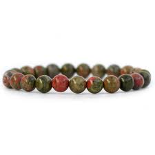 Unakitt armbånd/ Unakite Jasper mala brancelet  image
