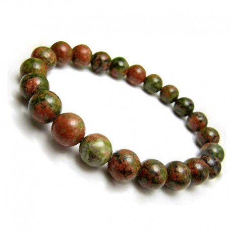 Unakitt armbånd/ Unakite Jasper mala brancelet  image
