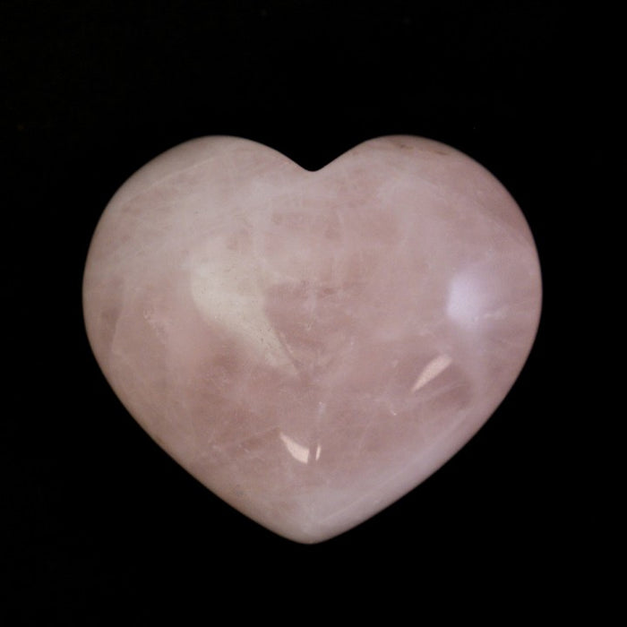 Rosenkvarts hjerte lommestein 30mm - Krystallhealing  image