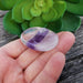 Rose Quartz Amethyst Crystal Quartz Worry Stone  image