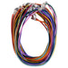 Leather necklace with lobster clasp multicolour image