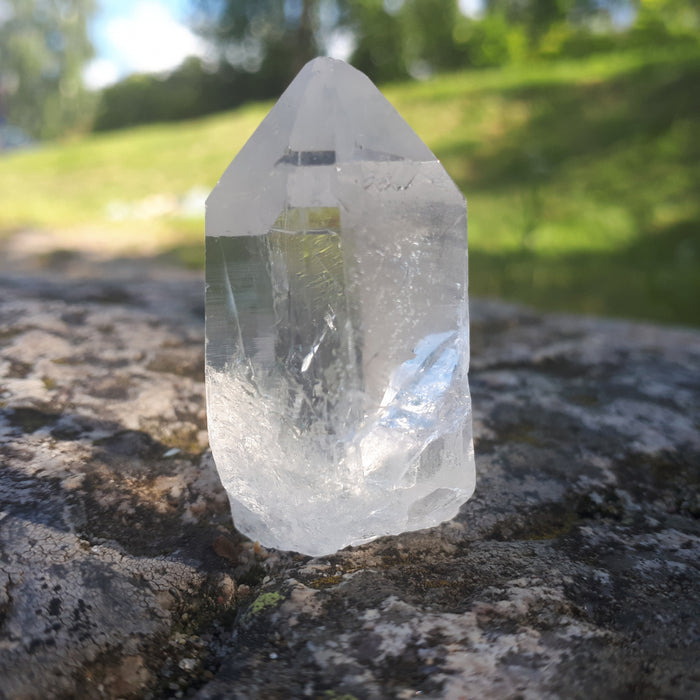 Rock crystal tip/ Bergkrystall klar 30-45mm image