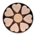 Heart shaped candles stearin jasmin   image