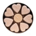 Heart shaped candles stearin jasmin   image
