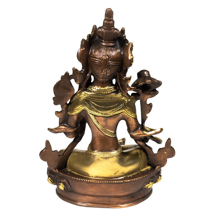 Green Tara brass/golden medium image