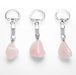 Key chain with rose quartz  image