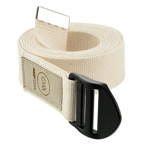 Yoga Belt OM Ako Yoga, Natural White image