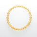 Citrin Armbånd /Citrine Bracelet for Financial Luck Round Beads  image