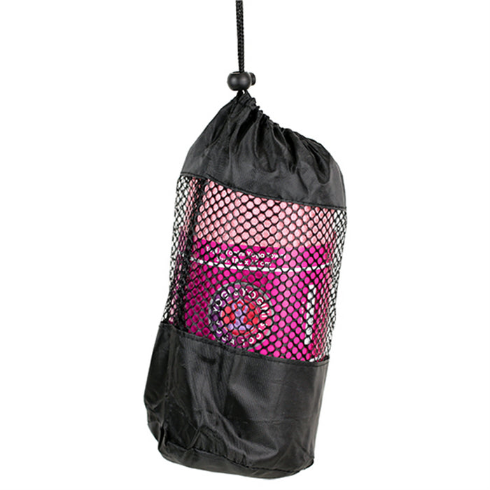 Yoga håndkle rosa PVC glidebestandig / Yoga towel  image