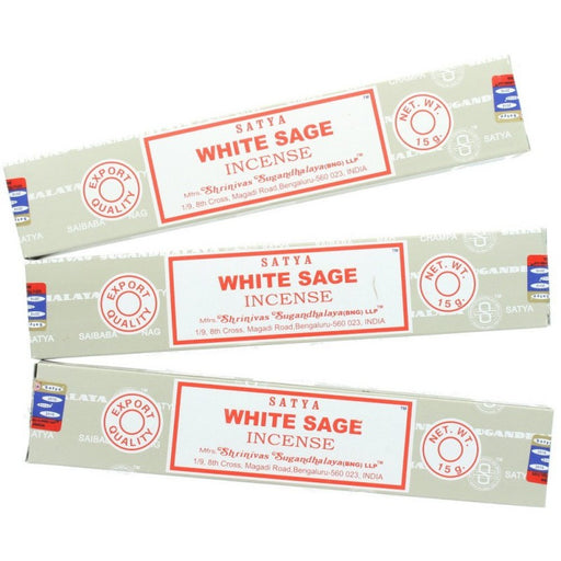 Røkelse Satya Hvit Salvie - Incense White Sage 15g image