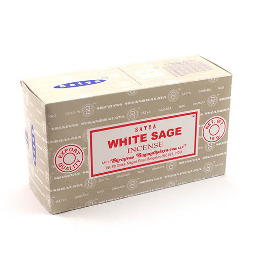 Røkelse Satya Hvit Salvie - Incense White Sage 15g image