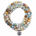 Mala amazon stone - elastic - with Buddha image