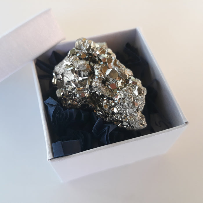  Pyritt | Pyrite Råstein  - Stor i gaveeske image