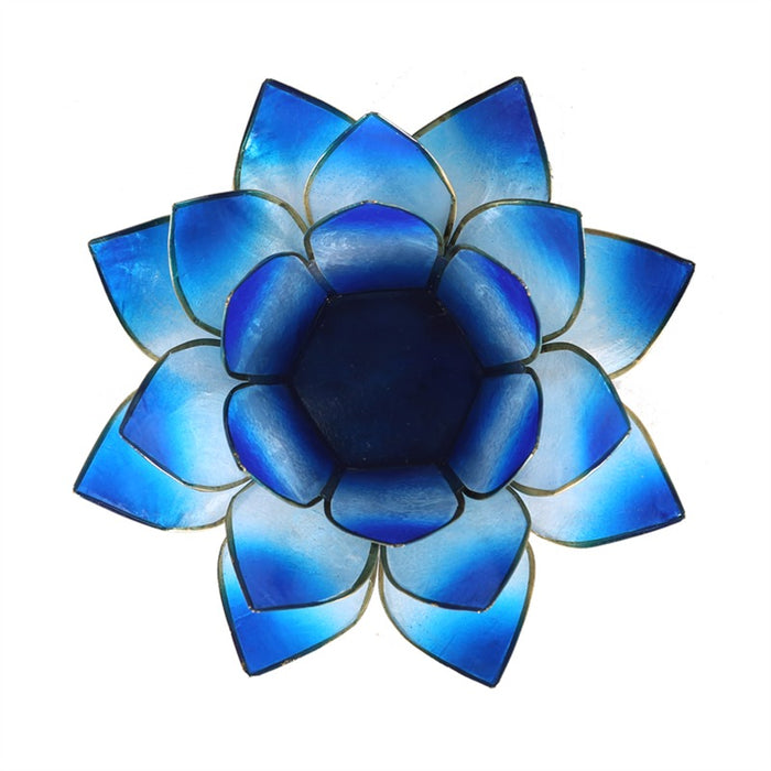  Telysholder/ Lotus candlelight holder blue  image