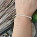 Bergkrystall armbånd 4 mm ( Faceted) image