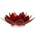 Telysholder/Lotus atmospheric light chakra 1 red silver trim  image