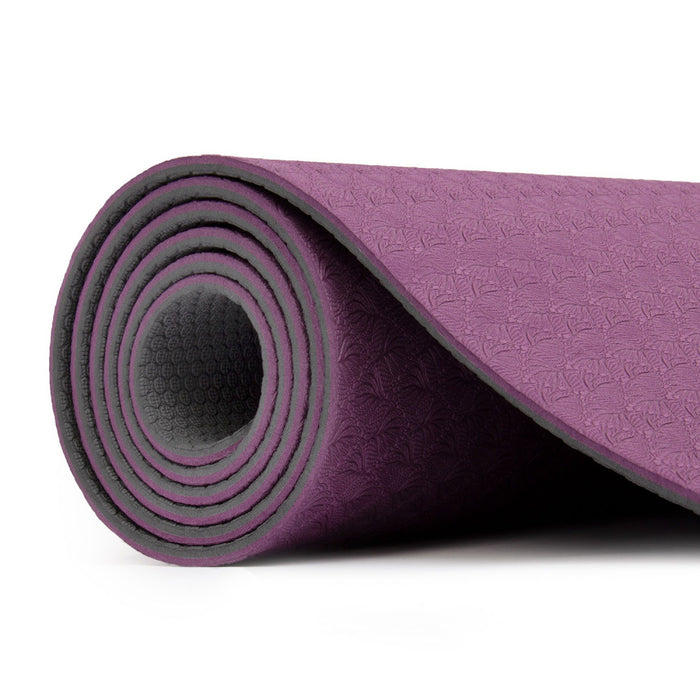 Yoga-Set FLOW purple yoga mat, 2 yoga bricks, 1 yoga belt  image