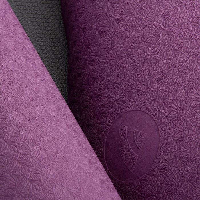 Yoga-Set FLOW purple yoga mat, 2 yoga bricks, 1 yoga belt  image