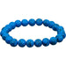 Elastic Bracelet 8mm Round Beads - Turquoise  image