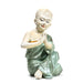 Yoga monk statue namaste green image