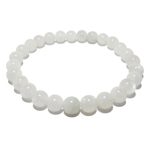 Armbånd /Bracelet white moonstone  image