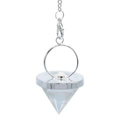 Pendulum Rock-Crystal conical with Moonstone image