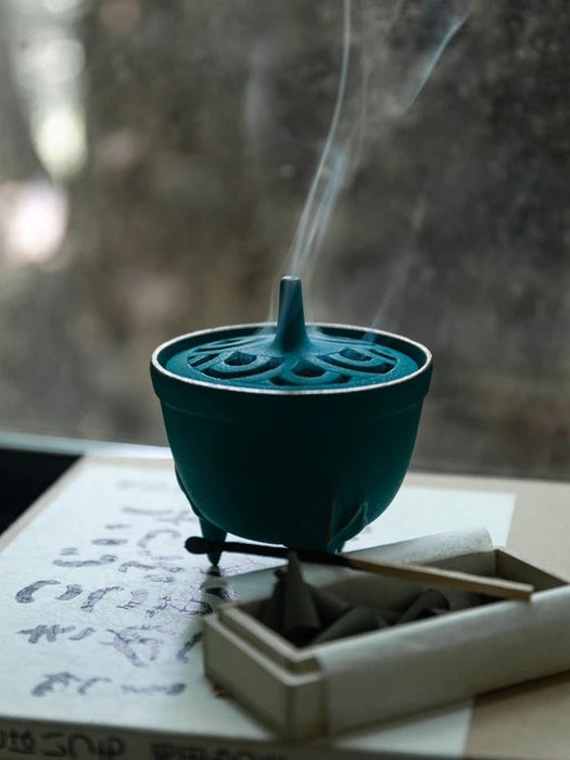 Incense burner Iwachu Bowl turquoise image