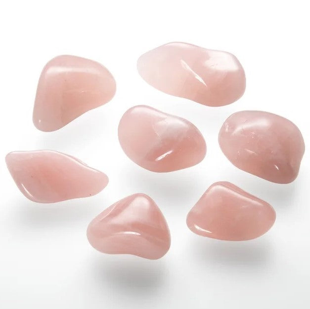 Rosenkvarts / Rose Quartz Africa Tromlet XXL  AAA-kvalitet image