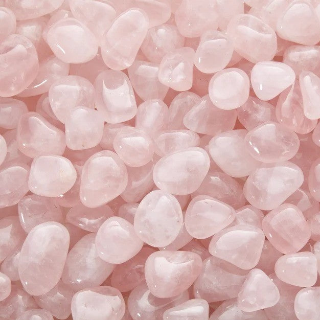 Rosenkvarts / Rose Quartz  Brazil Tromlet Stor L  AAA-kvalitet image