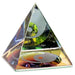 Crystal Pyramid Yin Yang 4 cm  image