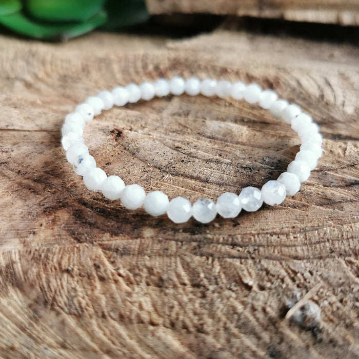 Månestein/ Moonstone Armbånd 4 mm image