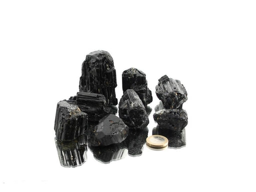 Turmalin, Sort Råstein ca 30 gram image