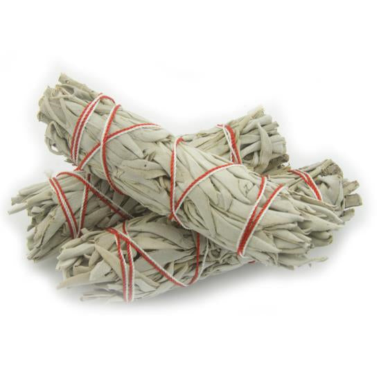 Hvit Salvie S /White Sage Smudge -10cm  image