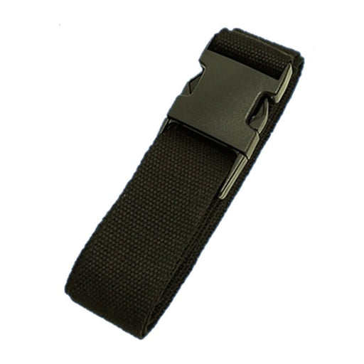 Yoga strap Cinch buckle black cotton image