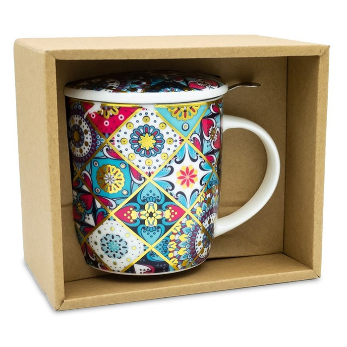 Gift box Tea Infuser Mug Oriental image