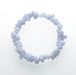 Kalsedon/ Chalcedony blå chip armbånd   image