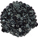 Obsidian, snøfnugg Tromlet M  AAA-kvalitet image