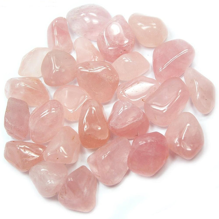 Rosenkvarts / Rose Quartz  Brazil Tromlet Stor L  AAA-kvalitet image