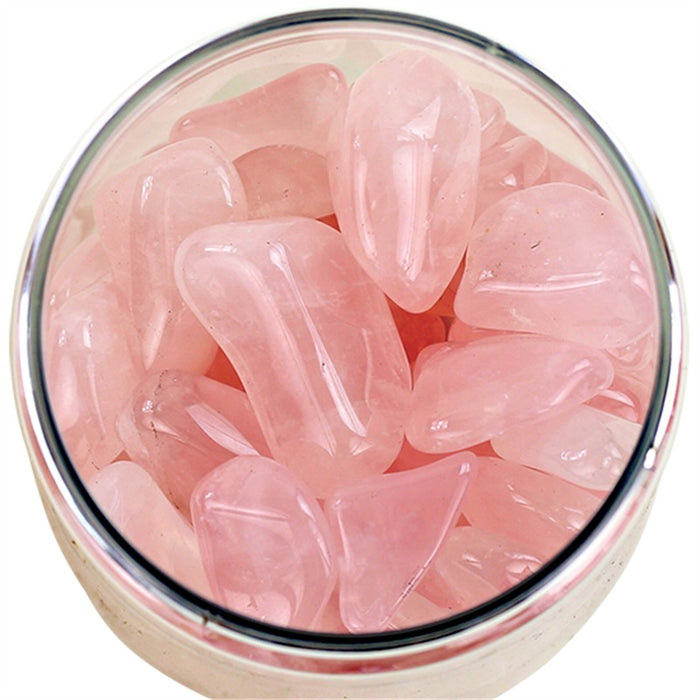 Rosenkvarts / Rose Quartz  Brazil Tromlet Stor L  AAA-kvalitet image