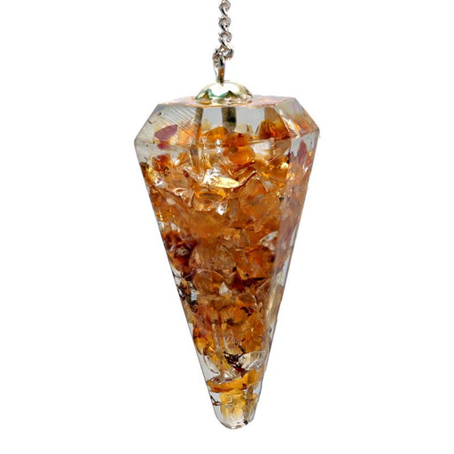 Orgonitt Citrin Pendel/Orgonite Pendulum Citrine  image