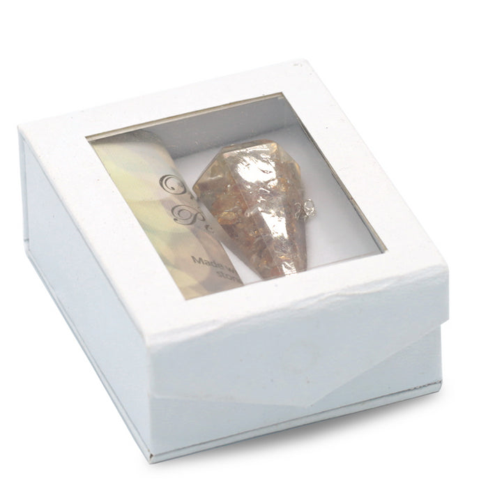 Orgonitt Citrin Pendel/Orgonite Pendulum Citrine  image