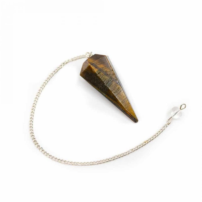 Tigerøye  pendel -Tiger Eye Polished Pendulum image