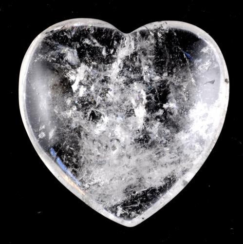 Bergkrystall Hjerte /Quartz Madagaskar Puffy Heart image