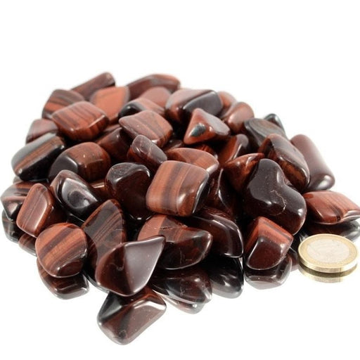 Tigerøye, rød- Tiger's eye -  Tromlet Medium 25-35 m image