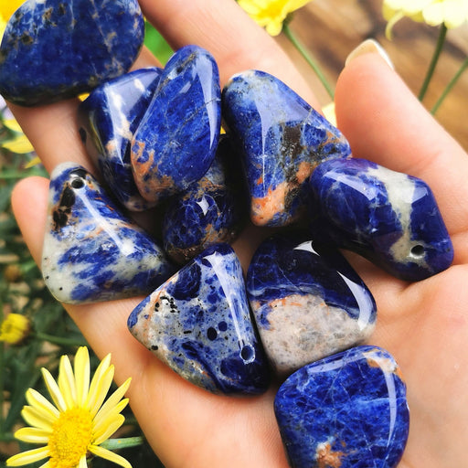 Sodalite Pendant 25-30mm dark image