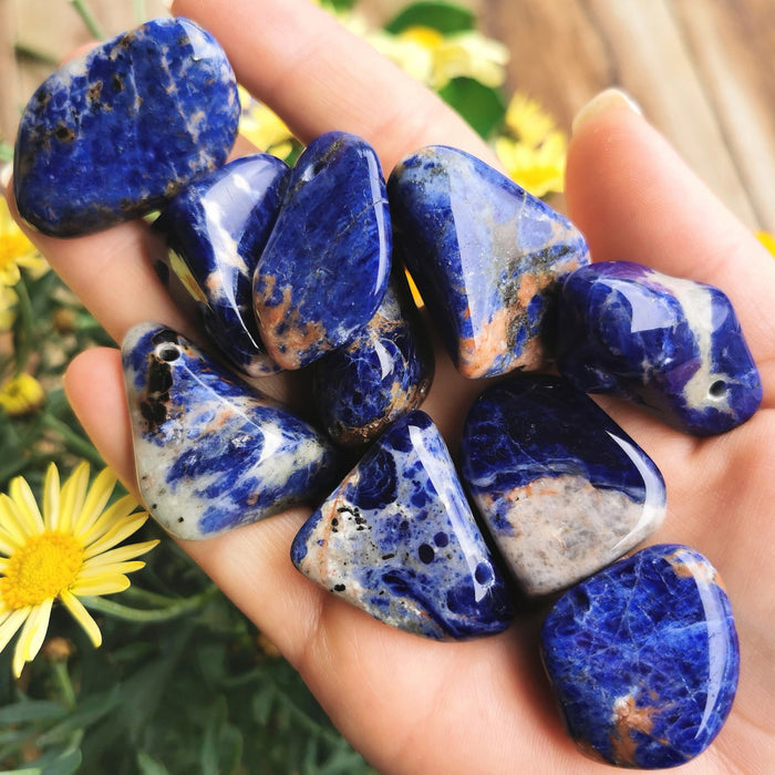 Sodalite Pendant 25-30mm dark image