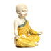  Yoga monk statue ohm orange -- 13x8,5x14cm image