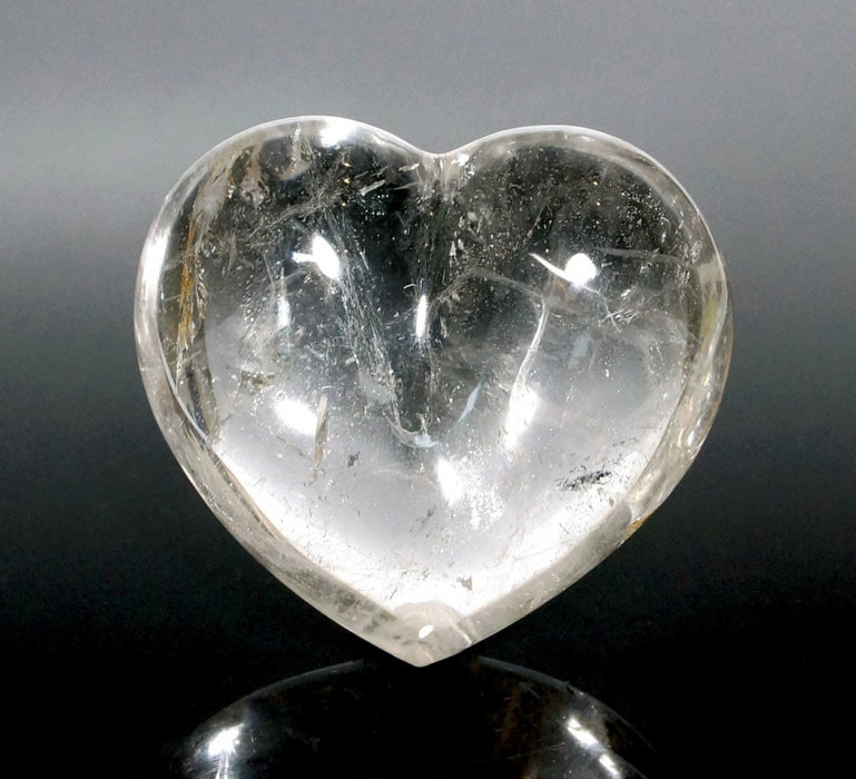 Bergkrystall Hjerte /Quartz Madagaskar Puffy Heart image