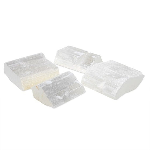 Selenitt rå /Selenite chips M cut - 1 kg  image